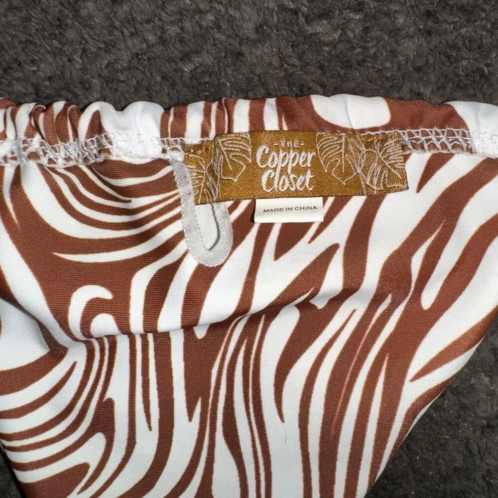 NWOT Copper Closet Bikini Top Small